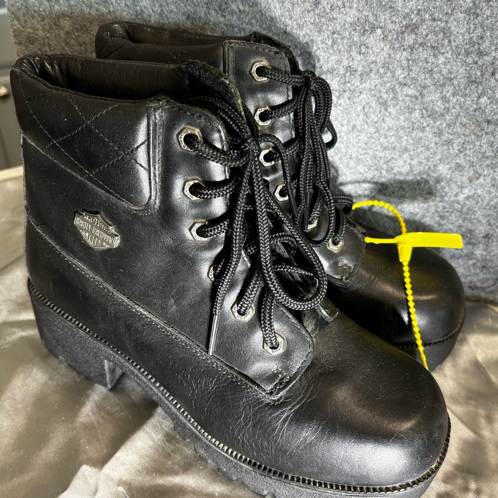 Harley-Davidson Black Leather Footwear